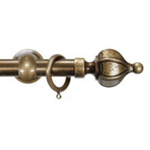 03 Эксклюзивный латунный карниз Берн античное золото