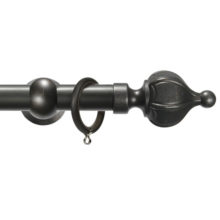 04 Эксклюзивный латунный карниз Берн античнный черный