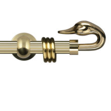 07 Эксклюзивный латунный карниз Лебедь латунь