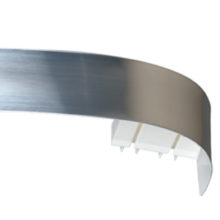 Багетный карниз «Мюнхен» серебро матовое