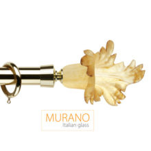 Эксклюзивный латунный карниз Маргарита коричневый