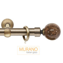 Эксклюзивный латунный карниз Шар цвет авантюрин