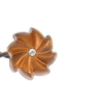 «Муза» с кожаным тросиком» темно-коричневый