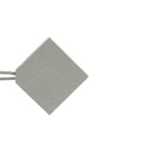 «Премьер» с металлическим тросиком» матовое серебро